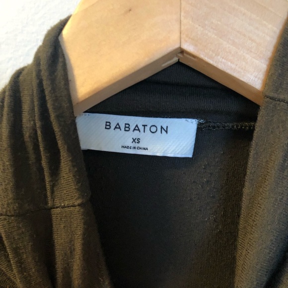 Babaton extra small dark green turtle neck - Picture 2 of 3